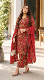 Somiya Premium Floral Pure Cotton Suit Set