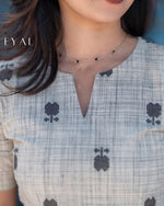 Premium Linen Cotton Printed Kurti & Pant Set